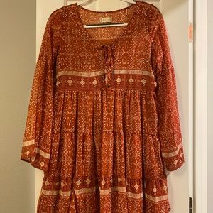 Altard State burnt orange dress